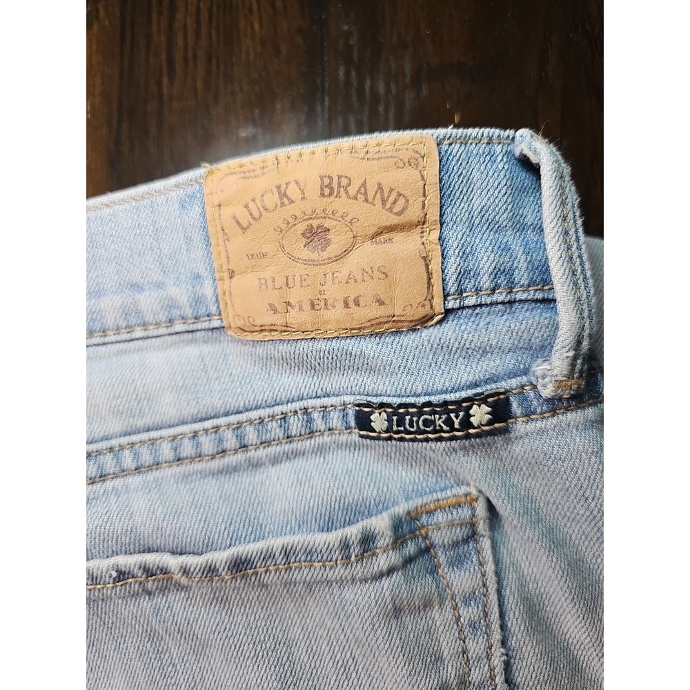 Lucky Brand Sweet'n Crop Women's 14/32 Blue Straight Leg Stretch Denim Crop - Picture 8 of 16